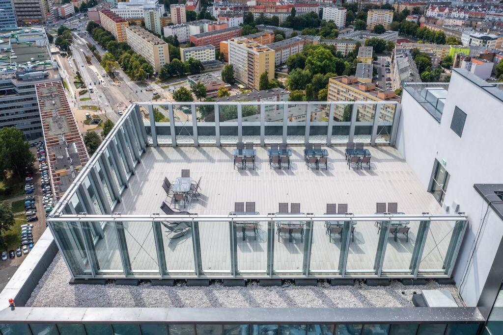Apartament Blue City - Hanza Tower Шчечин Екстериор снимка